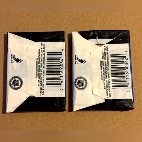 💜5/$15💜 2 PACKS 1990/91 Bowman Premier 1st Edition Sealed Hockey Cards Pack - Picture 2 of 2